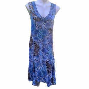 - Alberto Makali snake skin print dress